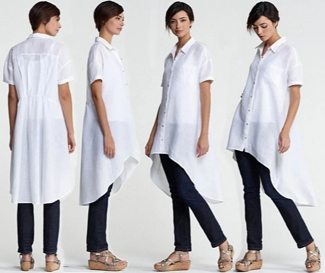 Eileen fisher clearance high low dress