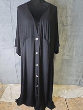 ASOS DESIGN flutter sleeve midi tea dress with buttons Size 24