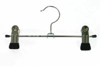 100 X KlammerbüGel 30 Cm MetallbüGel KleiderbüGel Ladeneinrichtung HosenbüGel