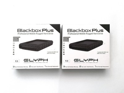 GLYPH Blackbox PRO fast USBC Stackable Rugged External HD 2 x 1 TB= 2TB +7200RPM