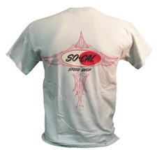 SO-CAL Speed Shop "Pinstripe" (1020). 100% Cotton T-shirt.  Mopar Chev Ford NHRA