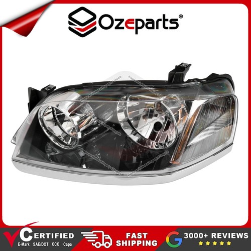 Pair LH+RH Headlight Head Light Front Lamp Black For Ford Territory SY 2009~2011 - Picture 3 of 6
