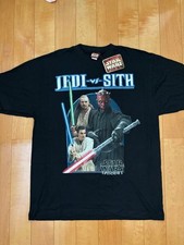 Star Wars Jedi vs Sith Episode 1 XL T-Shirt 79cm Length 60cm Width