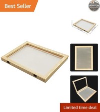 A5 Paper Making Screens 7.5 x 10 Inch Natural Wooden Mould  Deckle