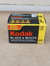 Kodak Black  White 400 35mm Film 24 Exposures Sealed Expired 2004