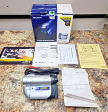 Sony DCR-DVD610 Hybrid Camcorder With Cord, Original Box, Paperwork Receipt