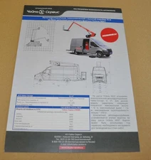 Chaika Service GAZ Gazelle Hydraulic Lift Truck Russian Brochure Prospekt