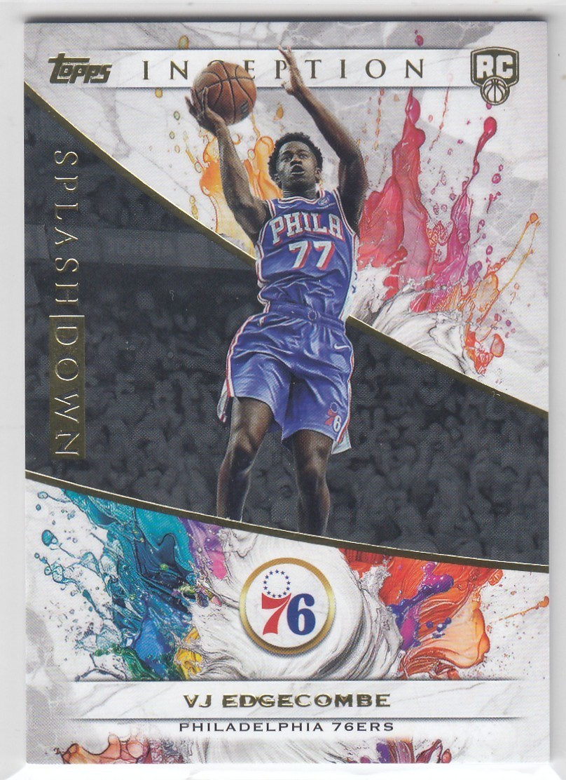 2025-26 Topps Inception VJ Edgecombe Splashdown RC Case Hit S-18 ZY
