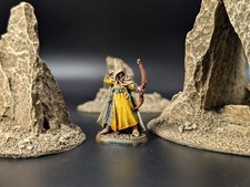 Elf Ranger/Warrior with Bow, Reaper miniature painted by Scattergun Minis