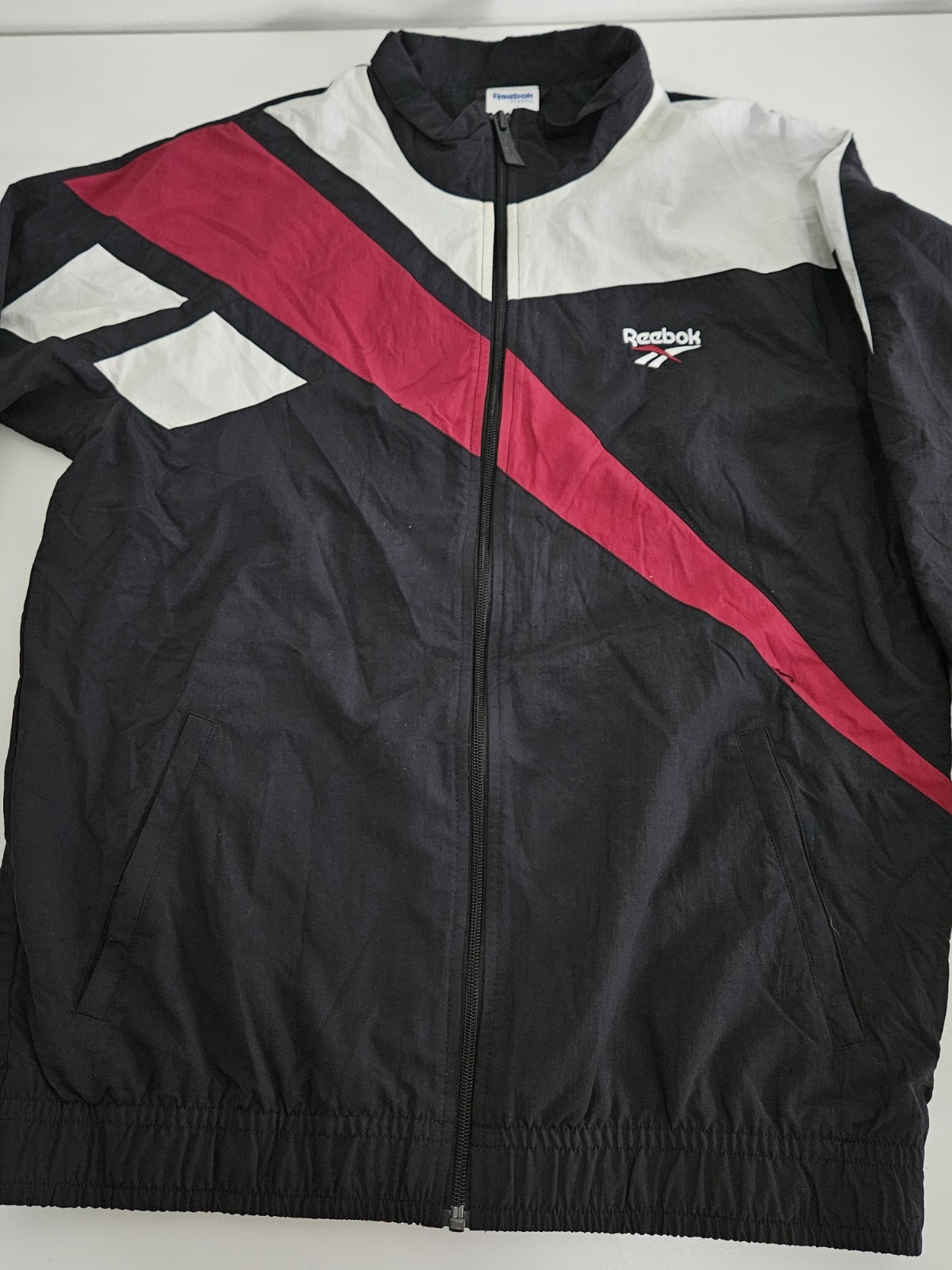 Reebok Classics Vector Track Jacket Black White R… - image 2