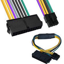24 Pin to 8 Pin ATX, PSU Power Supply Adapter Cable for DELL Optiplex Motherboar