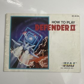 Defender II 2 (Nintendo Entertainment System, NES) Complete CIB - Tested