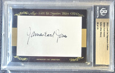 2011 Leaf Cut Signature Edition James Earl Jones Cut Auto #20/29 Actor Star Wars