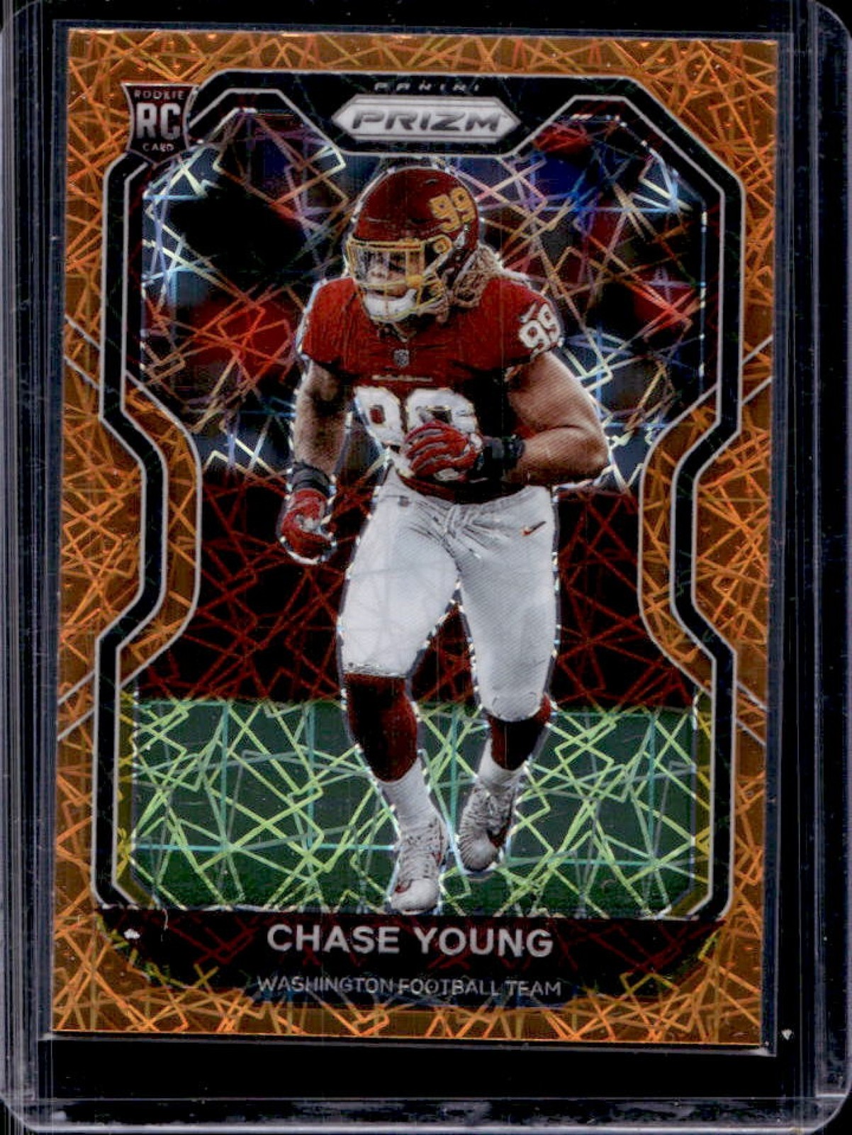 2020 Prizm Chase Young RC Lazer Rookie #383