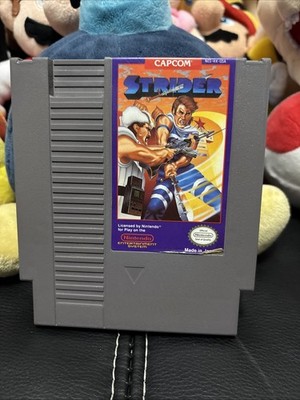 Strider Nintendo Nes Original OEM Authentic Cart Only Cleaned UnTested