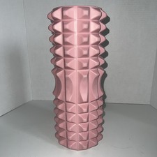 Pink Fitness Massage Trigger Point Foam Roller 12.5" L X 4.5" Diameter