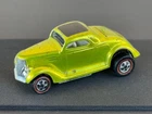 Vintage Hot Wheels Redline 1969 Antifreeze Classic '36 Ford Coupe - WHITE INT.!!