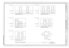 Interior elevations - XIT Ranch Headquarters, Fifth West Railroad Avenue,