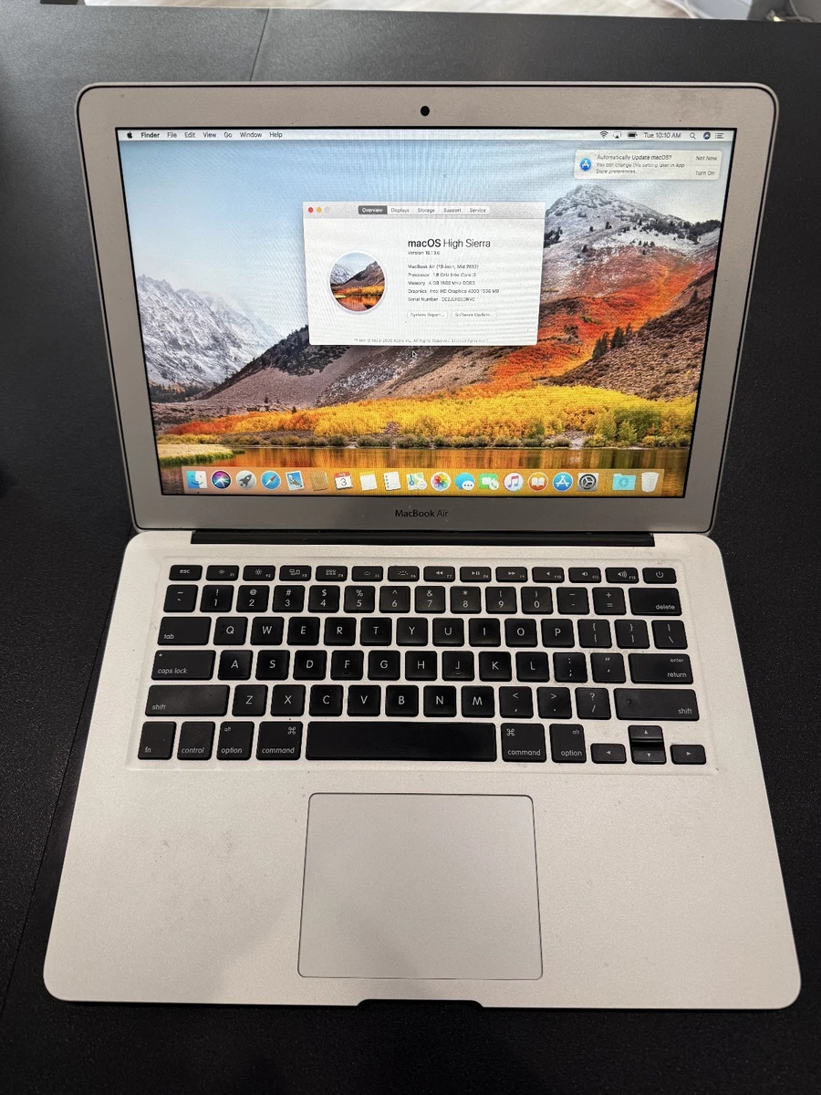 Apple MacBook Air 13 in 2012 for sale | eBay