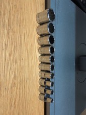 Snap On 1/4 Drive 12 Point Imperial Sockets 3/16 To 9/16 10pc