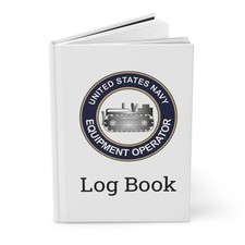 US Navy Equipment Operator Rating Log Book EO Emblem Journal