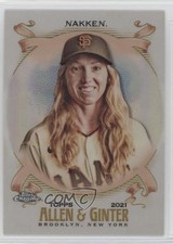 2021 Topps Allen & Ginter Chrome Refractor Alyssa Nakken #285 0c4