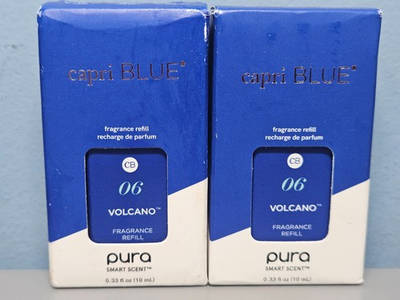 #ad Pura Smart Scent Capri Blue Fragrance Refill 06 Volcano 0.33 oz 2 Pack New $29.95