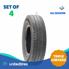 Set Of 4 Used Lt 21585r16 Continental Vancontact As 115112q - 7-932