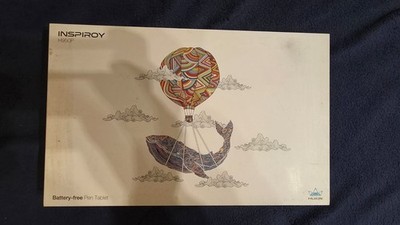 Inspiroy H950P Grafiktablett, 8,7 x 5,4 Zoll Zeichentablett mit 8 Hotkeys, 8192