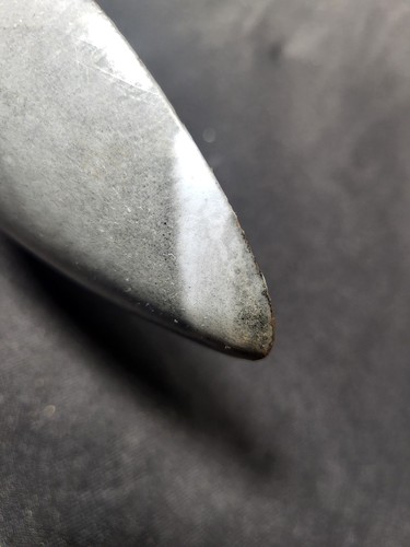 Antique, Small, Grey Granite-Ware, Scoop - Picture 4 of 12