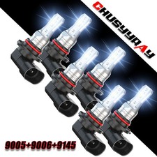 For Chevy Silverado 1500 2500hd 2003-2005 2006 Led Headlight Fog Light Bulbs For Chevy Silverado 1500 2500hd 2003-2005 2006 Led Headlight Fog Light Bulbs