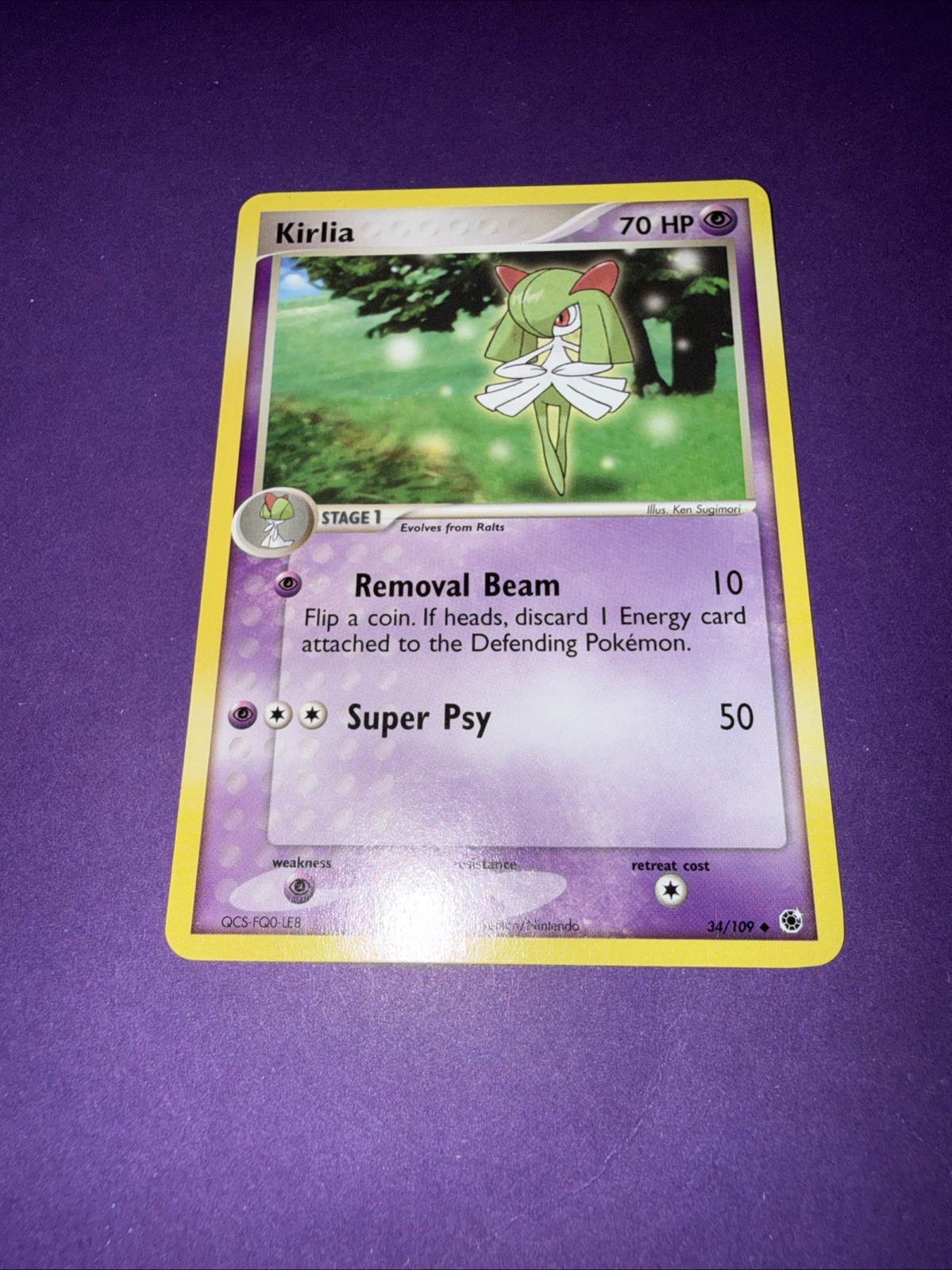 Kirlia 34/109 Ruby Sapphire - Pokemon TCG 2004