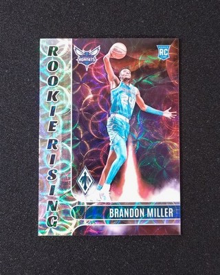 2023-24 Panini Phoenix BRANDON MILLER Rookie Rising Silver Scope #10 Hornets