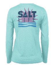 Salt Life Aruba SLX Performance Shirt Women size S Live Salty UV30 NWT Saltlife