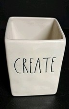Rae Dunn Artisan Collection by Magenta Create Ceramic Pencil Pen Brush Holder