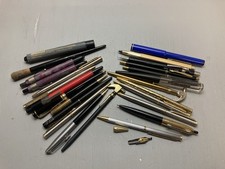 Vintage Writing Utensil Lot Fountain Pens Bal...