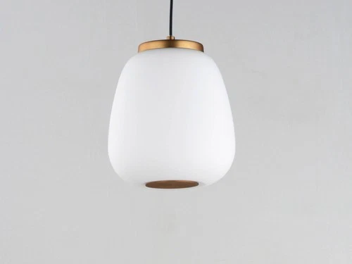 ET2 Soji 8 3/4" High Satin White Glass LED Mini Pendant - Picture 4 of 4