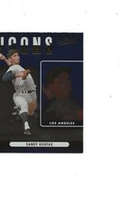 2022 PANINI INSERT ICONS DODGERS HALL OF FAME SANDY KOUFAX