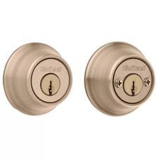 Lot of 2 Kwikset 665 Series Satin Nickel Double Cylinder Deadbolt 665 5