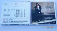 Vincent Russo - Brahms Rachmaninoff Scriabin CD SIGNED Classical Sony