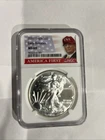 2020 $1 AMERICAN SILVER EAGLE NGC MS69 EARLY RELEASES DONALD TRUMP LABEL