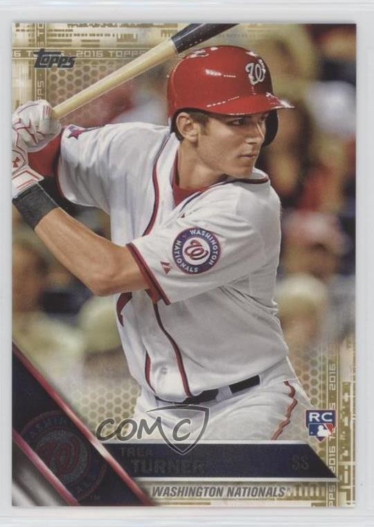 2016 Topps Gold /2016 Trea Turner #103 b4d