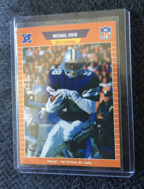 💎Michael Irvin RC 1989 Pro Set Cowboys #89💎