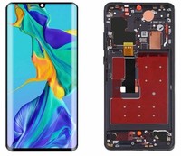 Genuine Huawei P30 Pro With Frame OLED LCD Touch Screen Display With Fingerprint