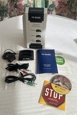 TV Ears 5.0 Transmitter Analog Base Charger Cradle,Cords,Manual,CD - No Headset