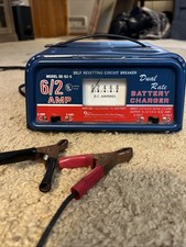 Schumacher Dual Rate Battery Charger Blue 6 12 Volt 62 Amp Model Se-82-6