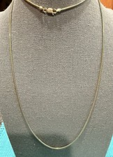 32" Yellow Gold 14K Round Snake Chain Necklace 1.8mm with Lobster Clasp - 10g