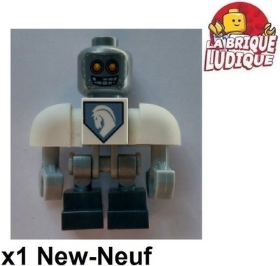 Lego Figur Minifiguren Nexo Knights Lance Bot Roboter Pferd weiß no helmet nex002