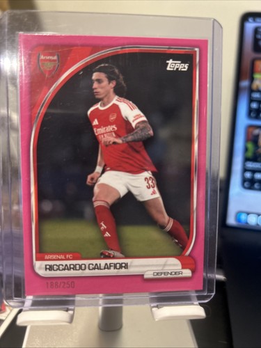 2025/26 Topps Arsenal Collector  Tin Riccardo Calafiori/250