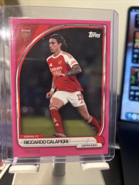 2025/26 Topps Arsenal Collector  Tin Riccardo Calafiori/250